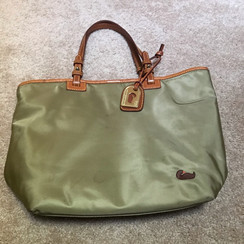 Dooney & Bourke tote, olive green